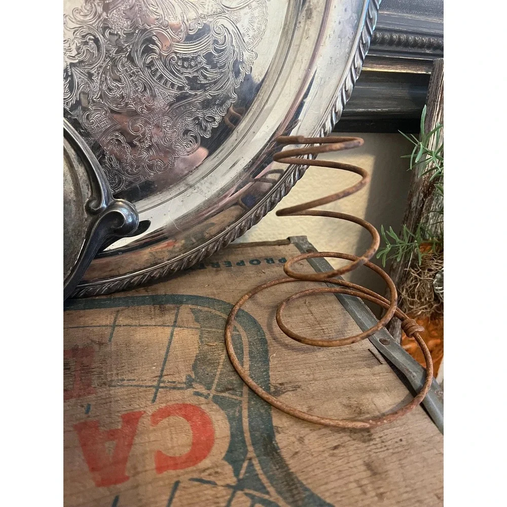 Rustic Brown Metal coil springs decorative‎ diy
